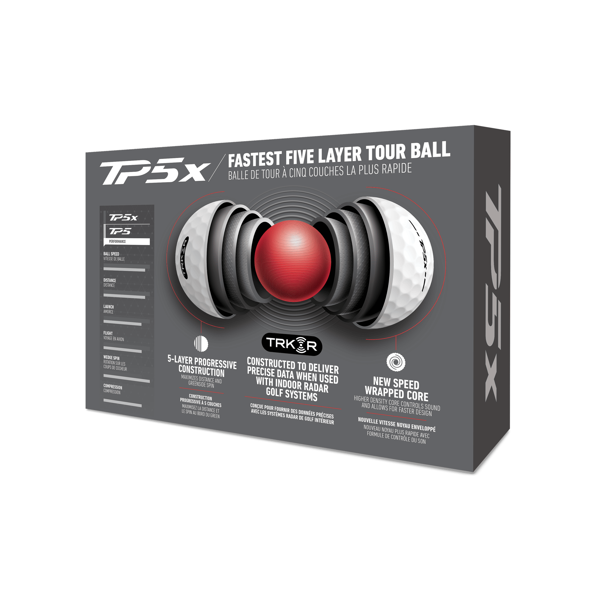 TaylorMade TP5x TRK-R Golfbälle