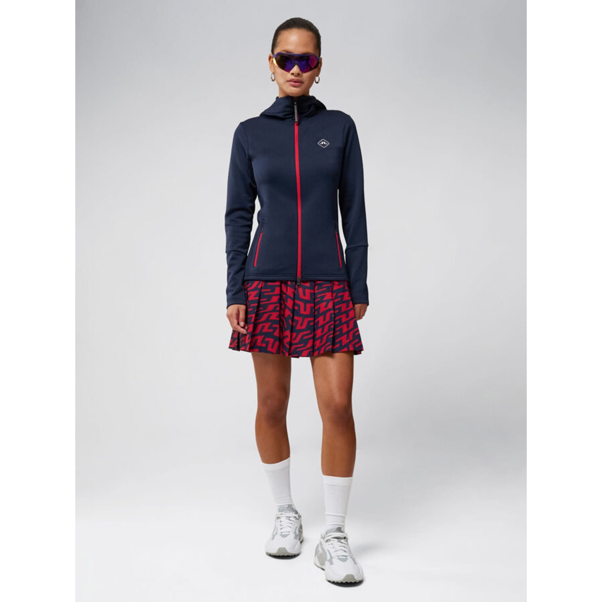 J. Lindeberg Aerial Hood Golf Sweater Damen